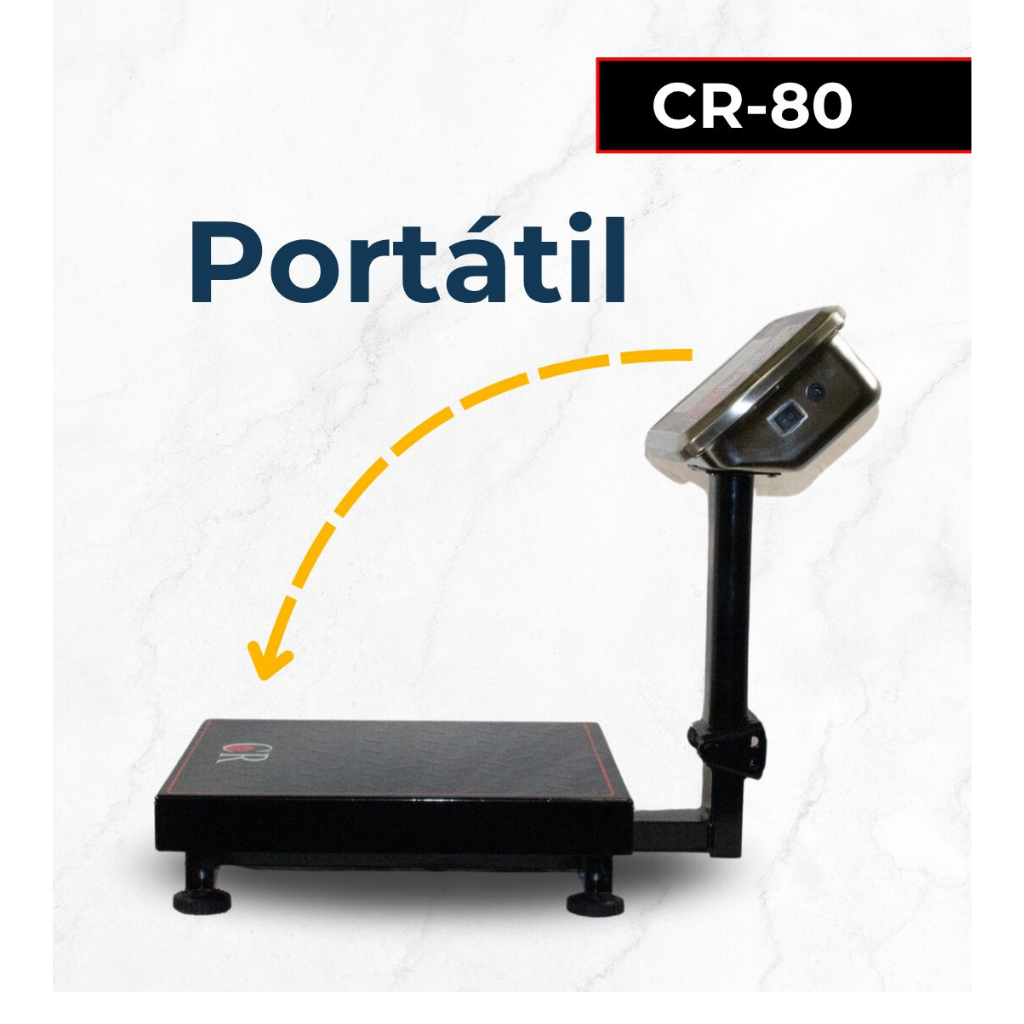 Bascula de plataforma 80kg CR-80
