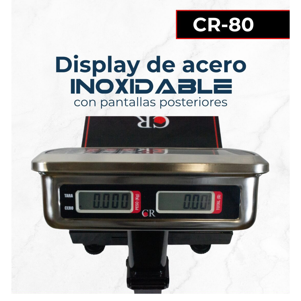 Bascula de plataforma 80kg CR-80