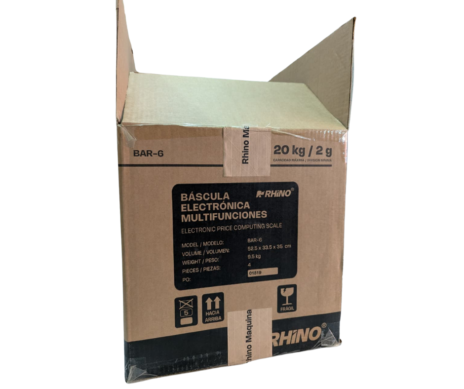 4 piezas de bascula BAR-6