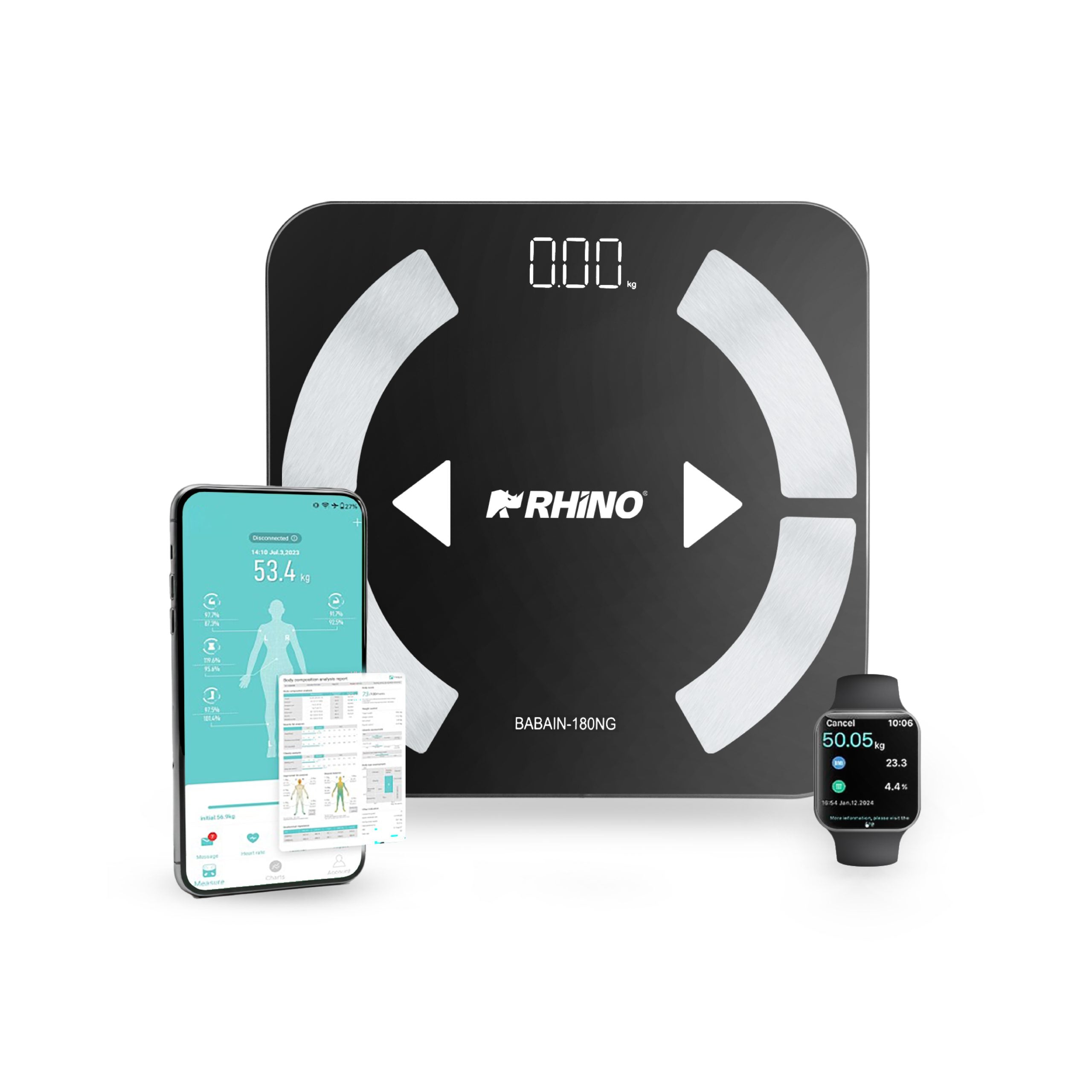 Bascula Inteligente corporal BABAIN-180