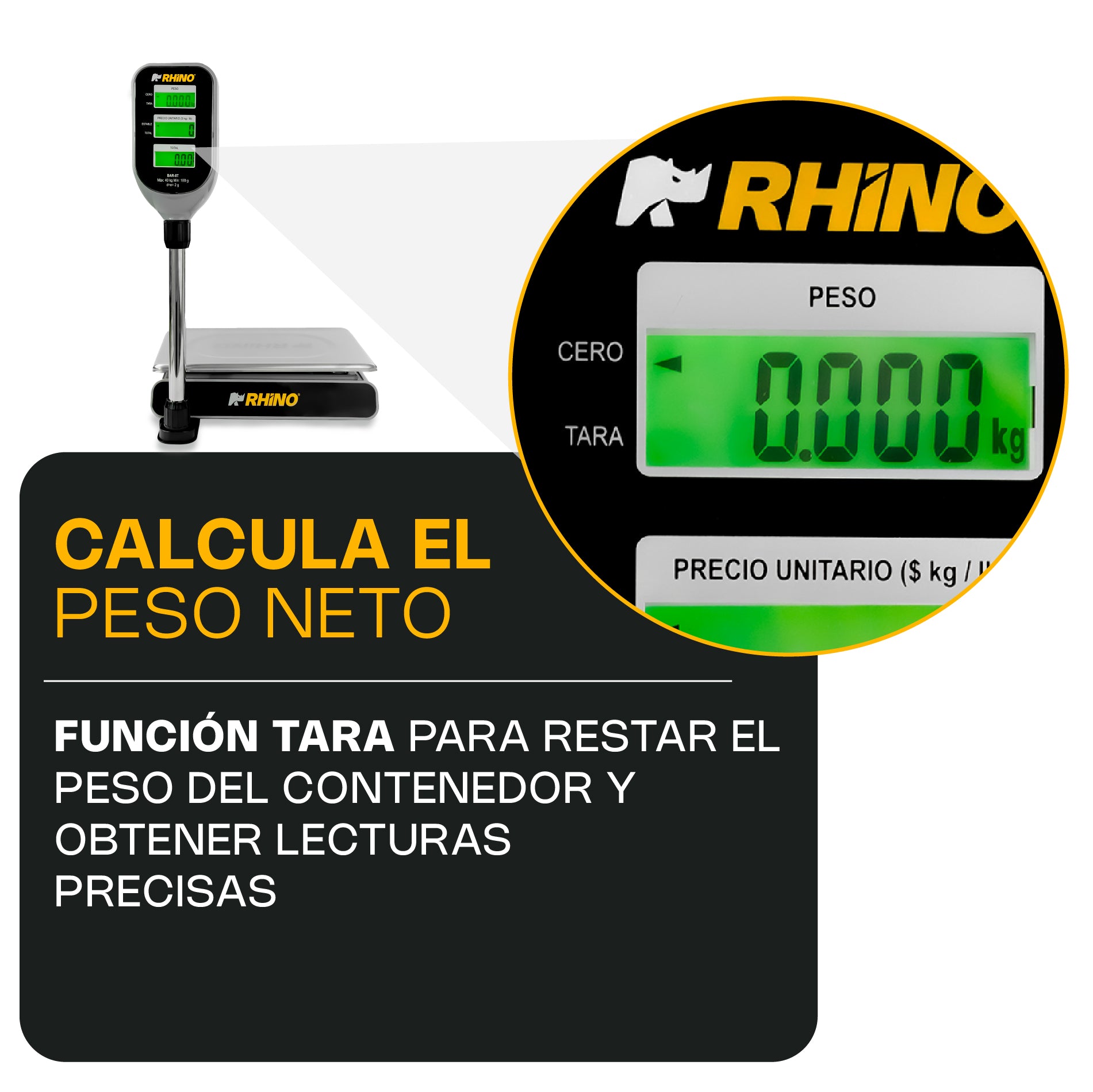 Bascula con torreta 40kg BAR-8T