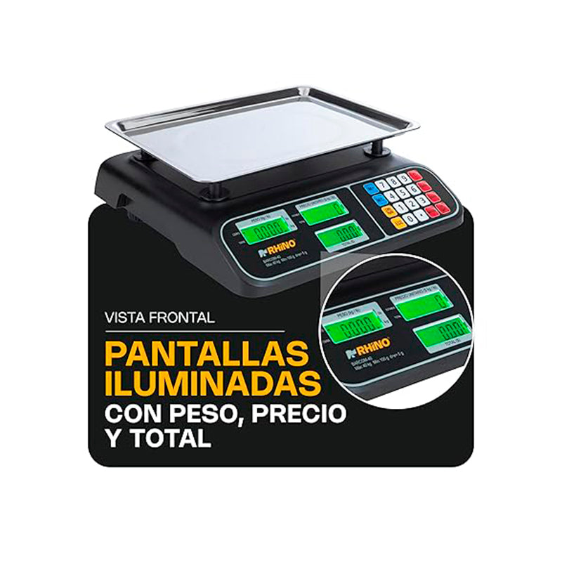 Bascula 40kg BARCOM-40