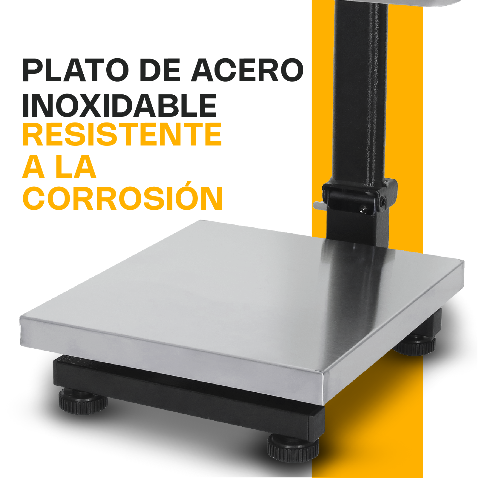 Bascula de Plataforma Acero Inoxidable 80kg BP-80